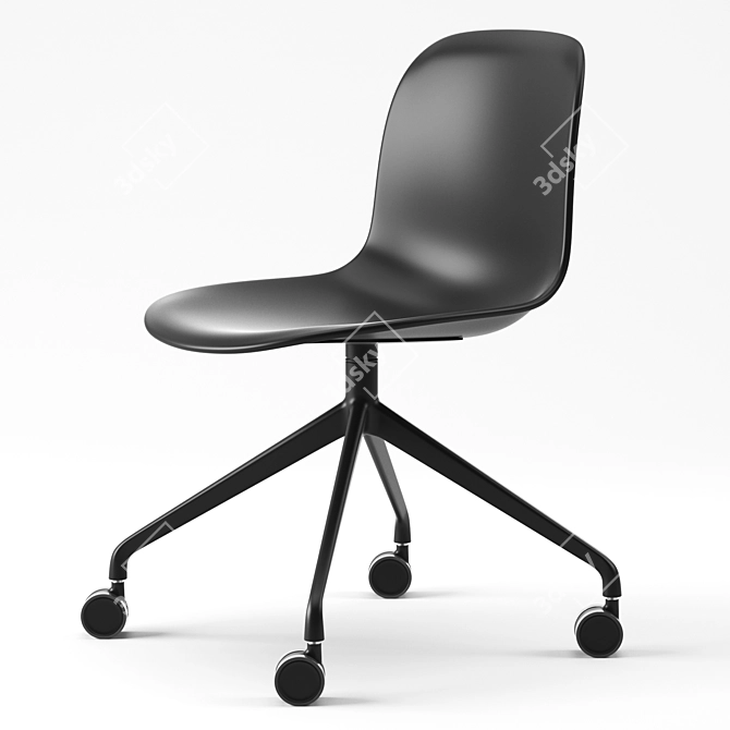 Arrmet Máni Plastic Chair 3D model image 2