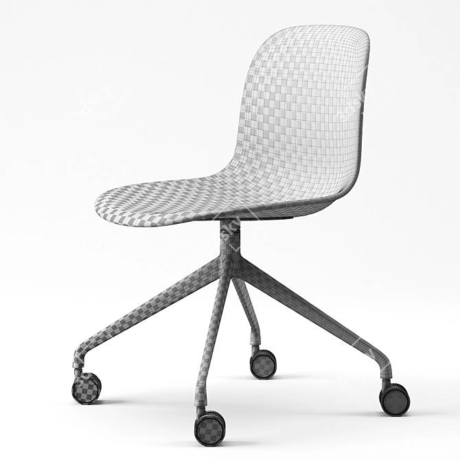 Arrmet Máni Plastic Chair 3D model image 5