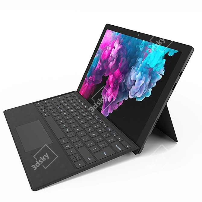  Sleek and Versatile Surface Pro 6 3D model image 1