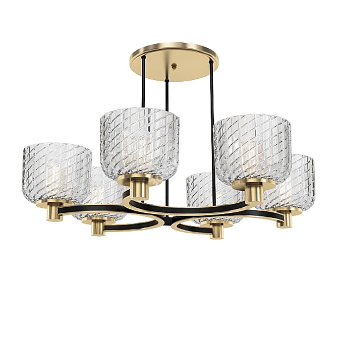 Modern Chandelier Collection 3D model image 5