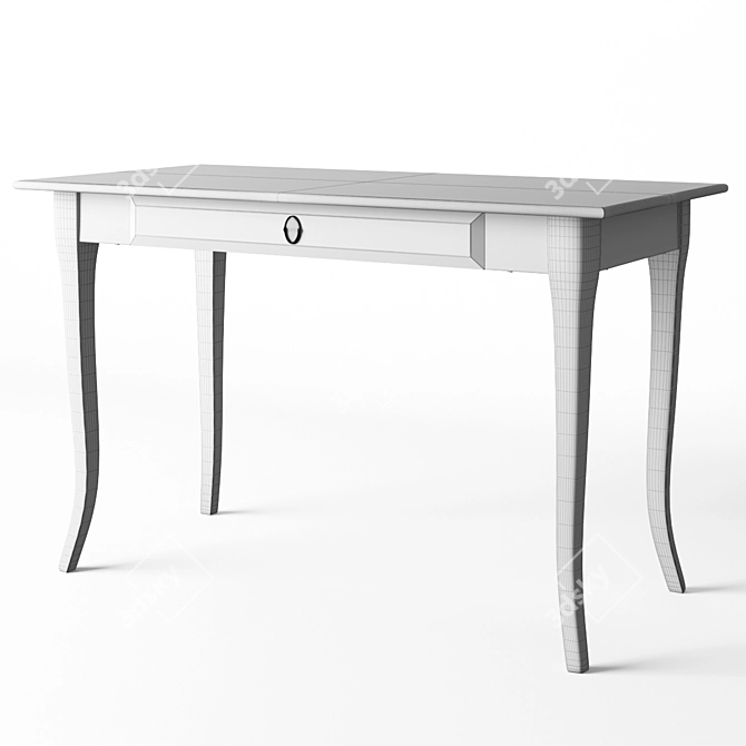 Stylish Ikea Leksvik Table - Perfect for any Space! 3D model image 4