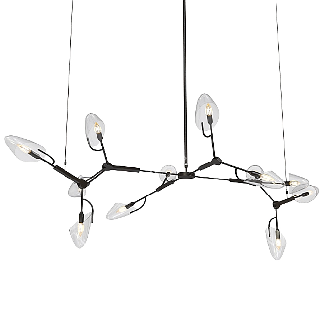 Modern Chandelier Collection 3D model image 5