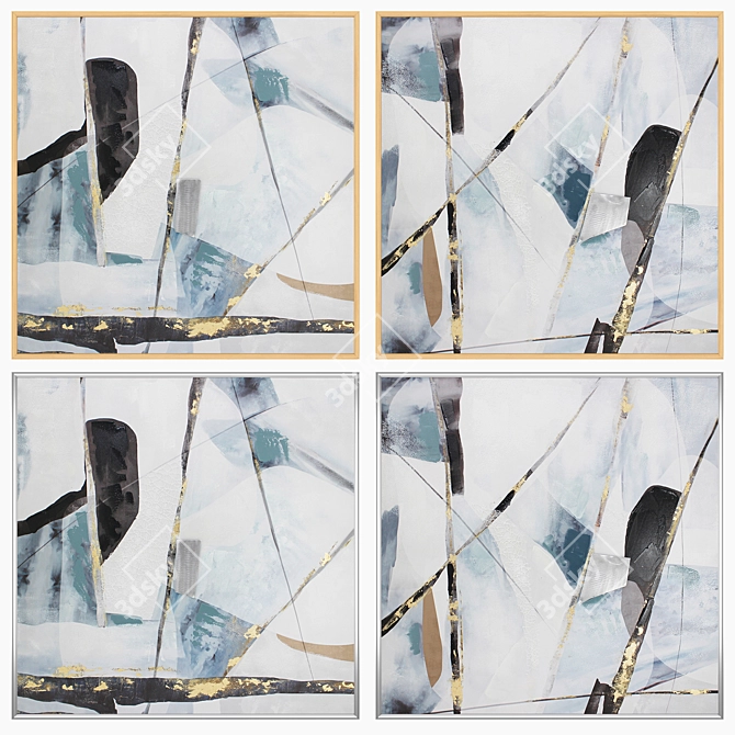Artistic Gallery Set 3D model image 3