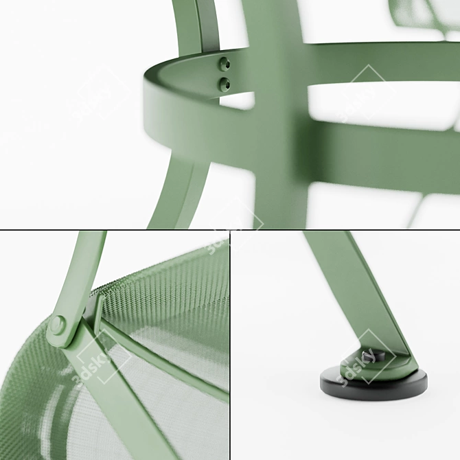 Fermob Outdoor Furniture Set 3D model image 7