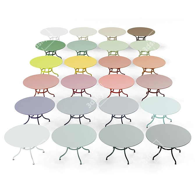 Fermob Outdoor Furniture Set 3D model image 9