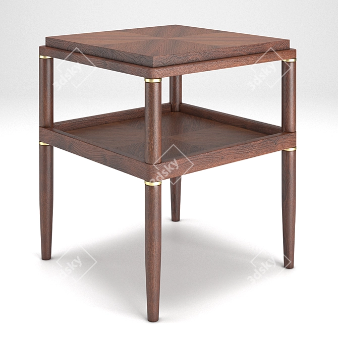 Elegant Pattern Coffee Table 3D model image 1