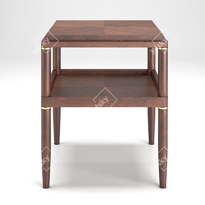 Elegant Pattern Coffee Table 3D model image 2