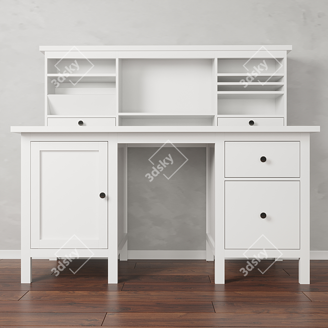 IKEA HEMNES: Versatile Table with Optional Module 3D model image 1