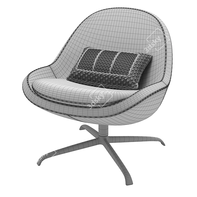 Boconcept Veneto - Modern Luxury Chair 3D model image 8