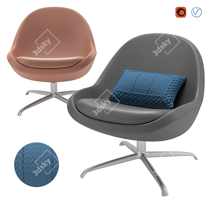 Boconcept Veneto - Modern Luxury Chair 3D model image 10