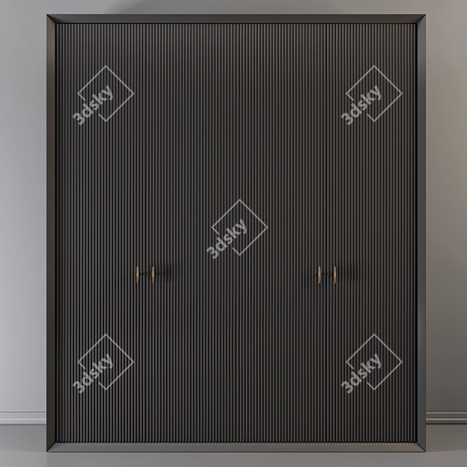 Modern Storage Solution: Cupboard 52 3D model image 2