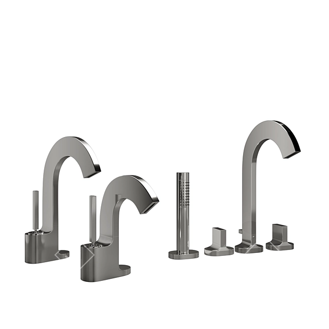 Cut Collection: Luxury Italian Taps 3D model image 5