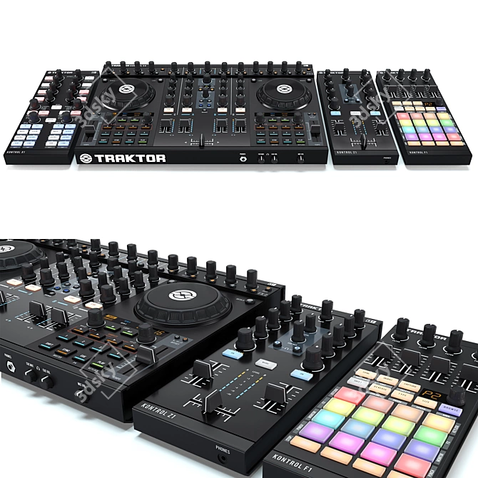 Native Instruments Traktor DJ System 3D model image 1