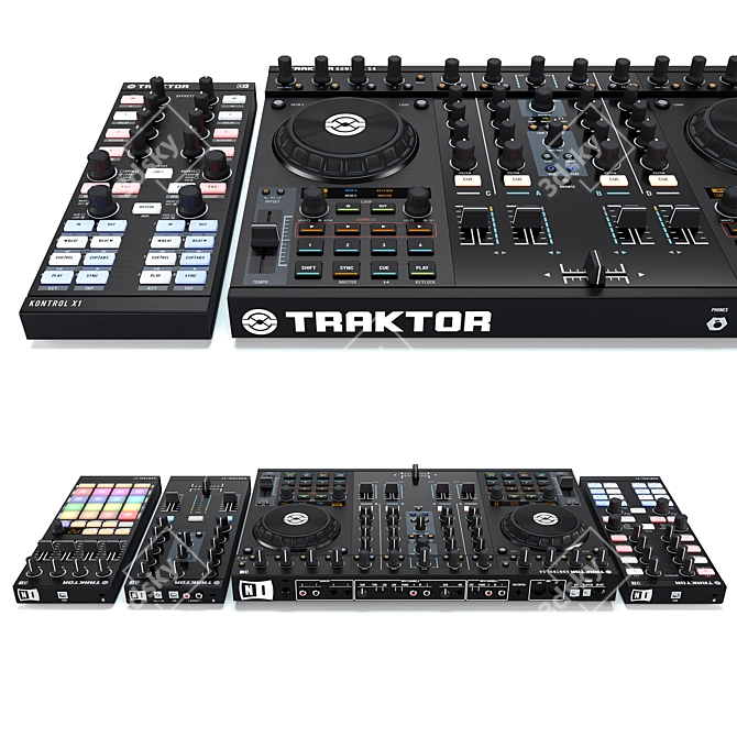 Native Instruments Traktor DJ System 3D model image 2