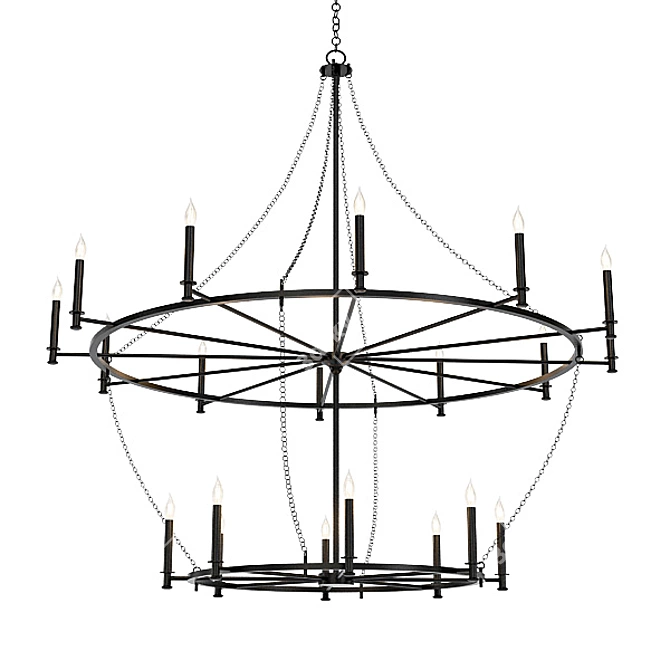 Modern Chandelier Collection 3D model image 3