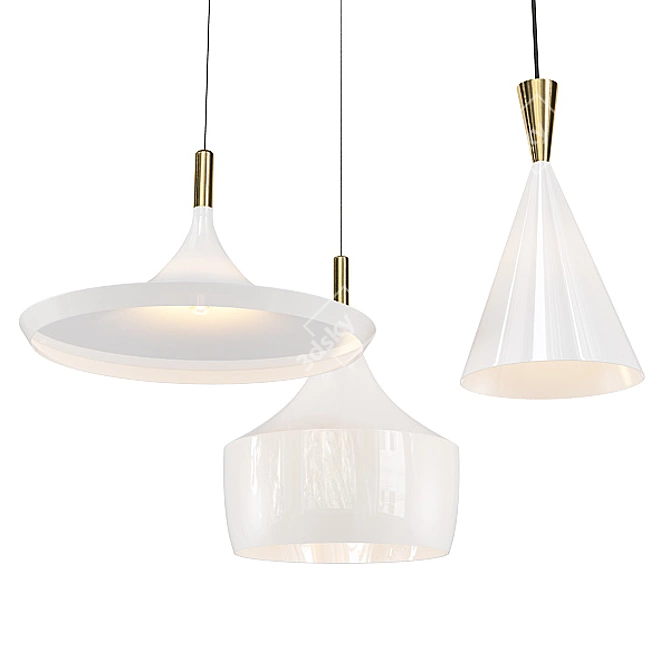 Contemporary Chandelier Collection 3D model image 4