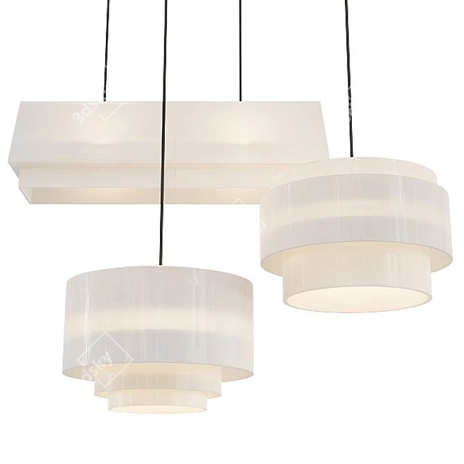 Modern Pendant Light Collection 3D model image 4