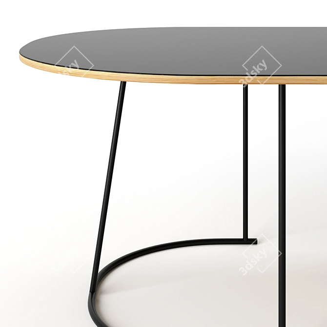 Modern Airy Large Table 3D model image 3