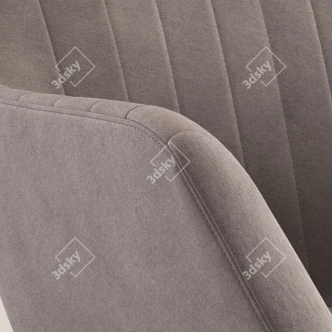Velvet Armchair: Christie/H.La Forma 3D model image 3