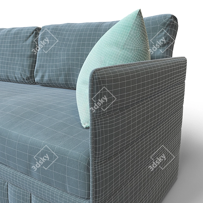 Diego 141 Sofa: Comfort in Style 3D model image 3