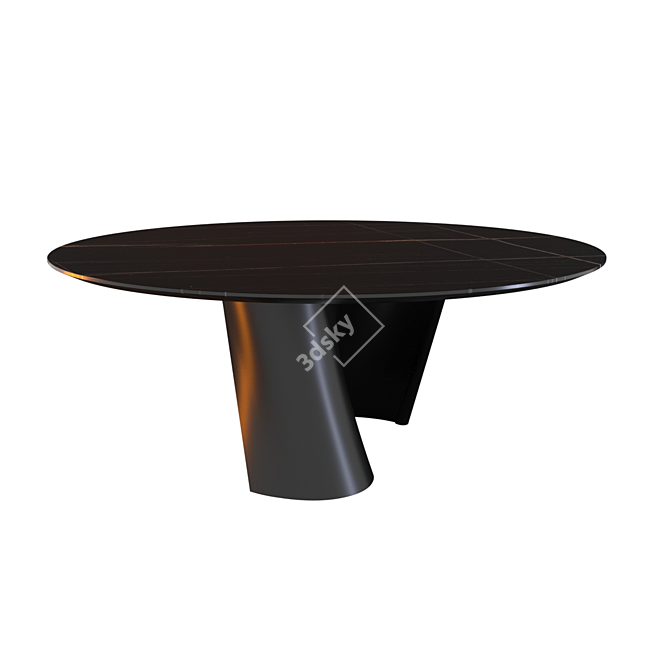 Modern Design S TABLE: Stylish 175cm Dining Table 3D model image 2