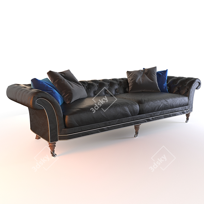 Ralph Lauren Brook Street Sofa 3D model image 5