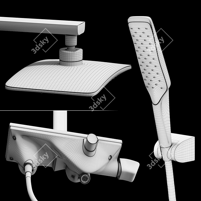 IDDIS ALPSB1Fi06 Shower System 3D model image 2