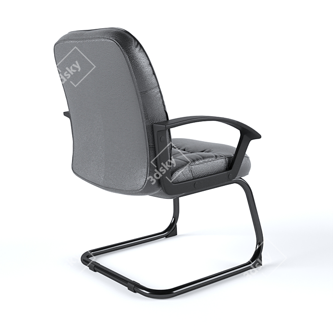 Poly 215k Office Chair 3D model image 2