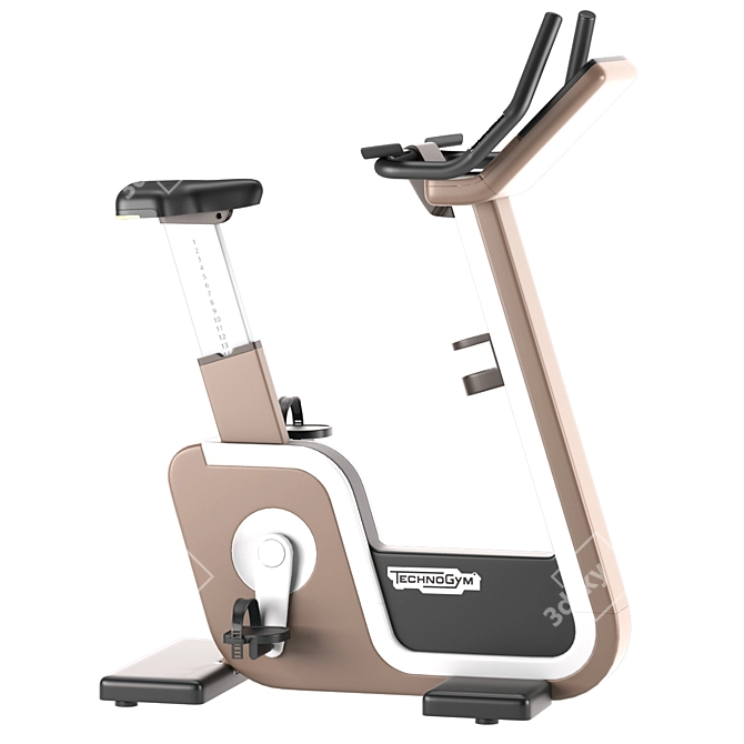 Premium Smooth Ride Technogym Bike 3D model image 3
