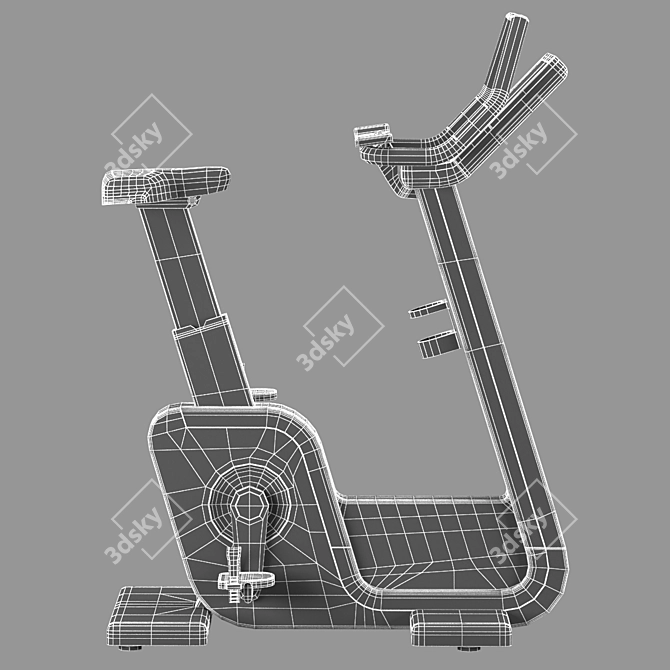 Premium Smooth Ride Technogym Bike 3D model image 4