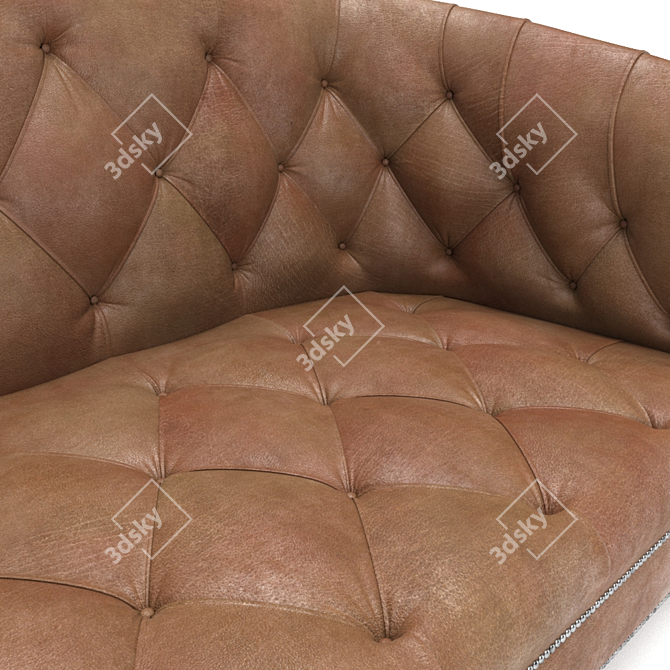 Sophisticated Burghley Sofa - Classic and Modern Design 3D model image 3