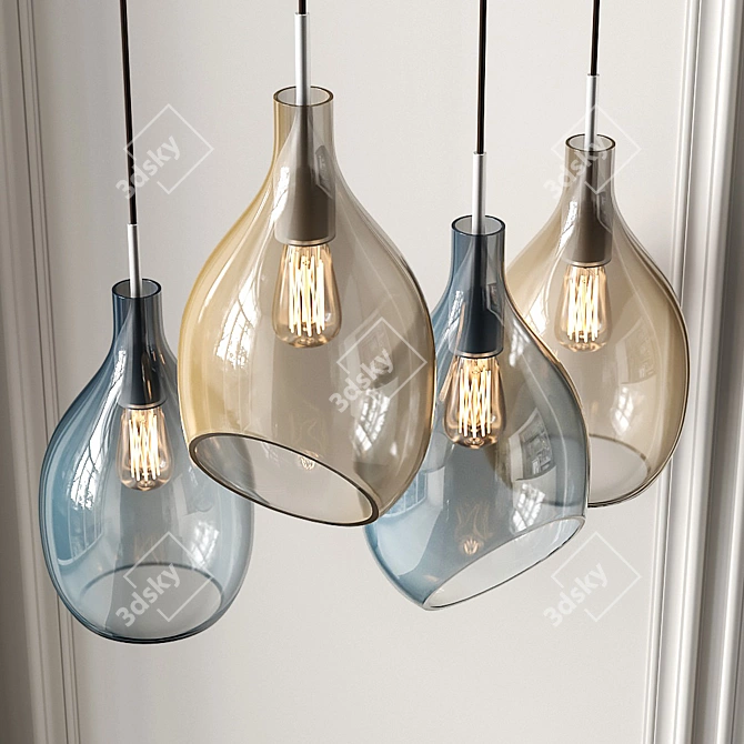 Elegant Lovisa Lighting Collection 3D model image 2