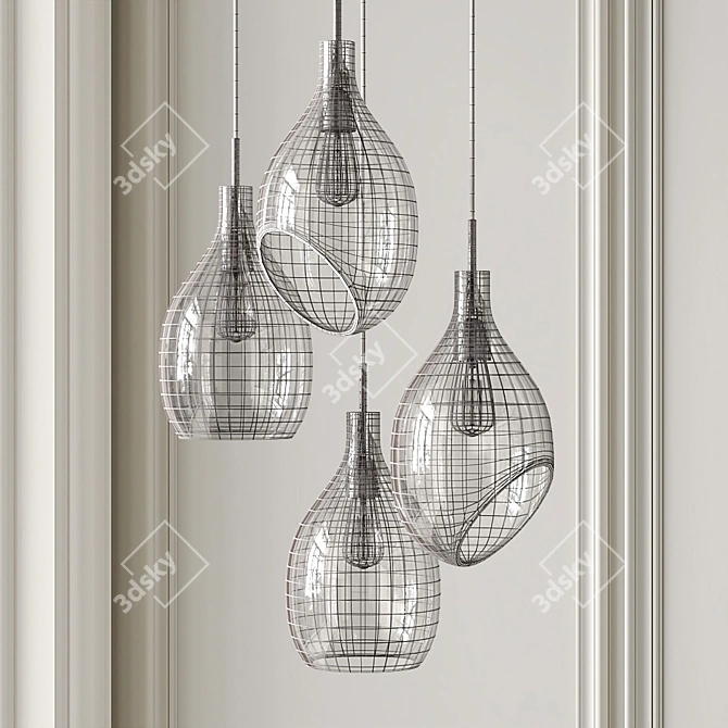 Elegant Lovisa Lighting Collection 3D model image 4
