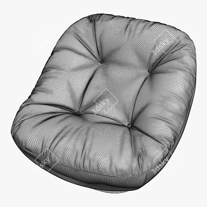 Sleek and Stylish: Ligne Roset Bonnie Armchair 3D model image 2