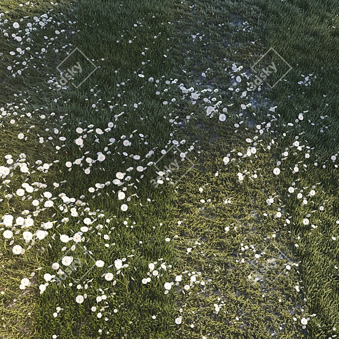 Corona Grass Set: Realistic 3D Vegetation 3D model image 4