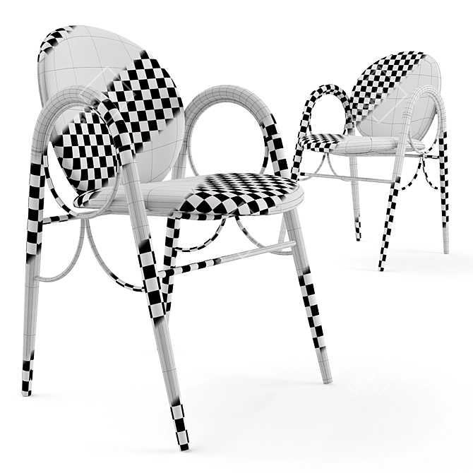 Brdr. Kruger Arkade Chair: Danish Design Masterpiece 3D model image 4