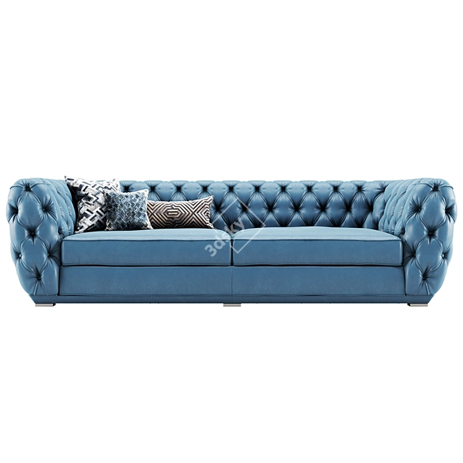 Regal Chesterfield Sofa 3D model image 2