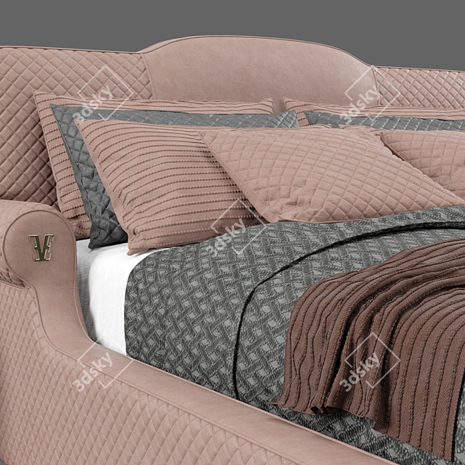 Luxury Vision Palladium Bed 3D model image 9