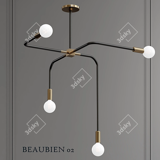 Modern Pendant Light: BEAUBIEN_02 3D model image 1