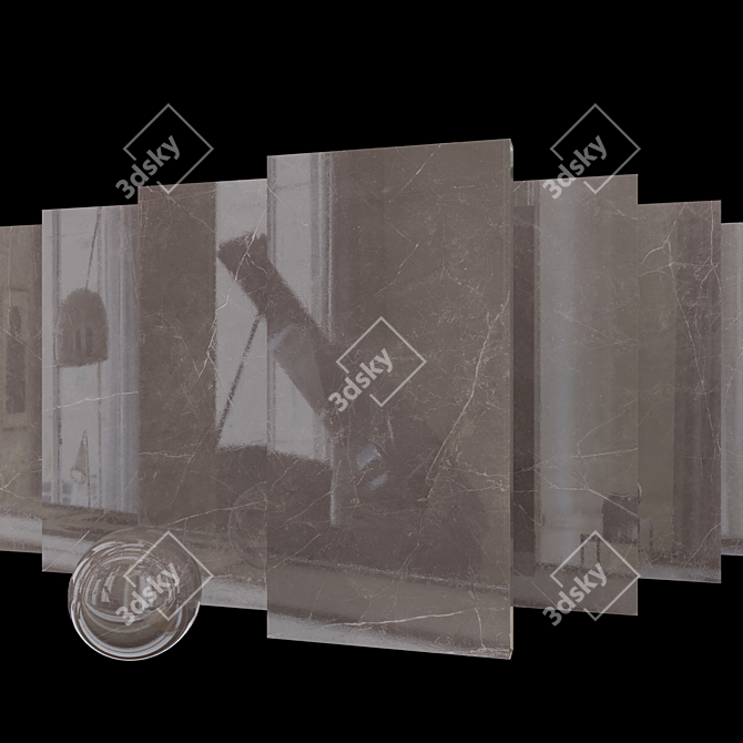 Sterlina Henna Marble Set 3D model image 1