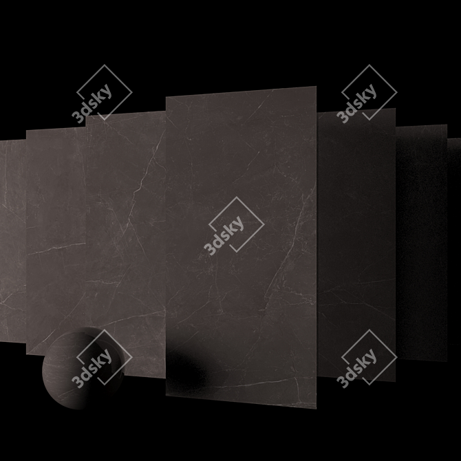 Sterlina Henna Marble Set 3D model image 2