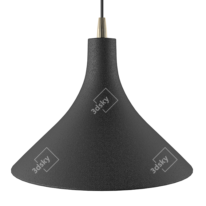 Karman T-Black Ceramic Pendant Lamps 3D model image 9