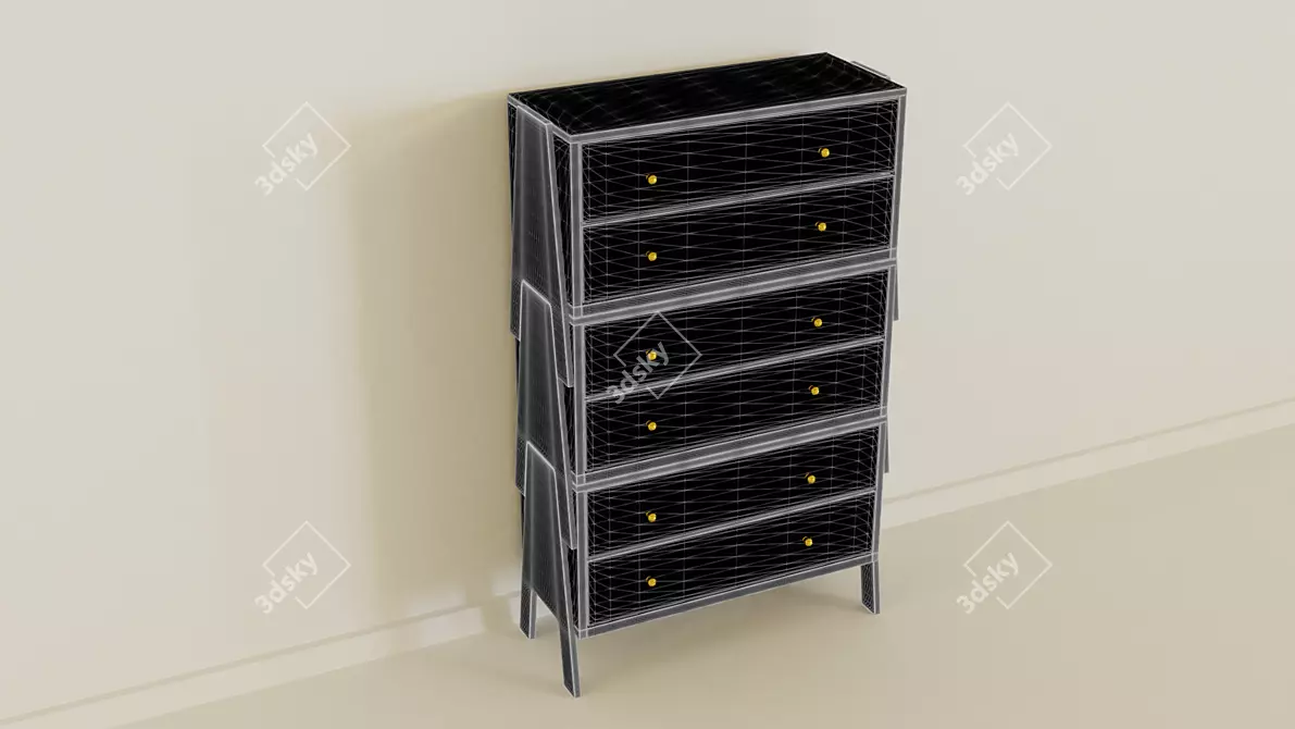 Flexible Modular Furniture Set 3D model image 5