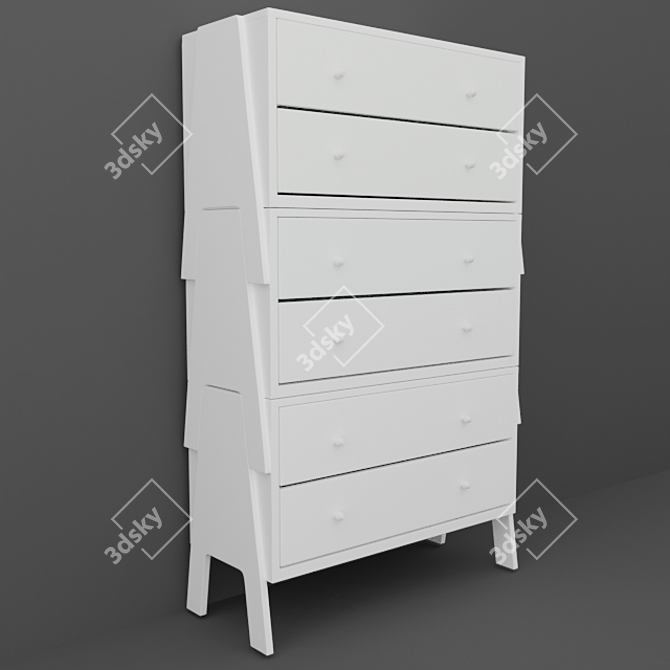 Flexible Modular Furniture Set 3D model image 14