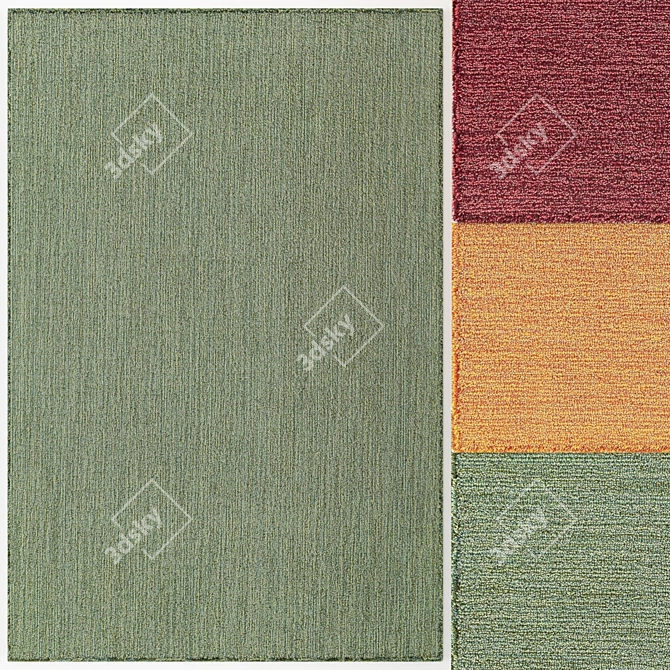 Poppy Dream: 2000x3000mm Rug 3D model image 1