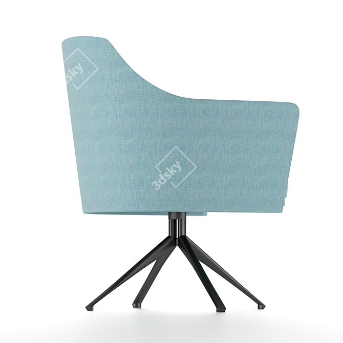 Poliform STANFORD BRIDGE Chair 3D model image 4