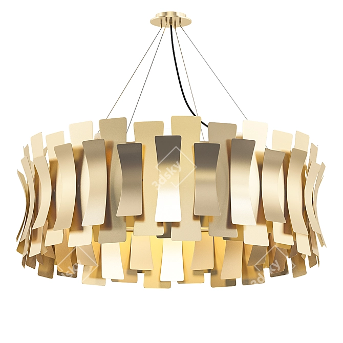 Elegant Etta Chandelier 3D model image 1