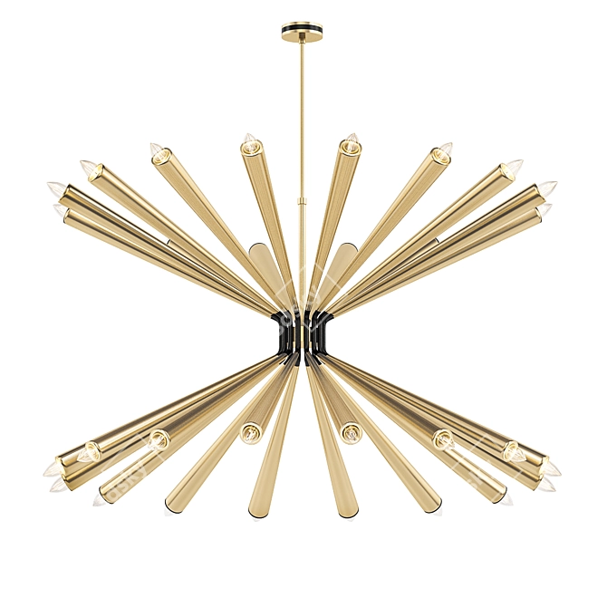 Dazzling Dorsey Chandelier 3D model image 1