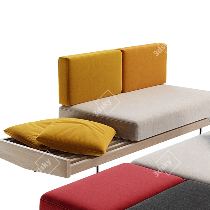 Elegant Lounger by Ligne Roset 3D model image 2