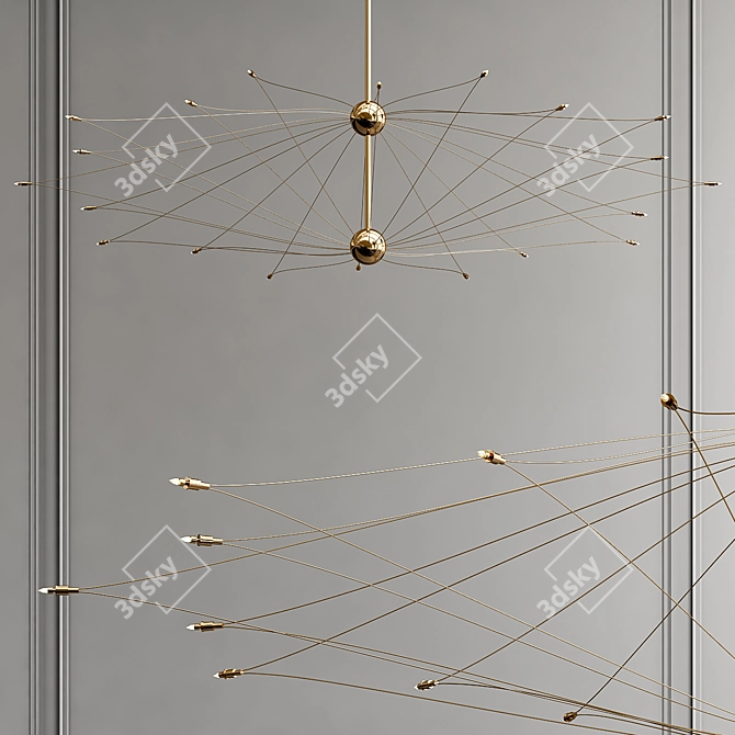 Mini Mega Pendant Light 3D model image 1
